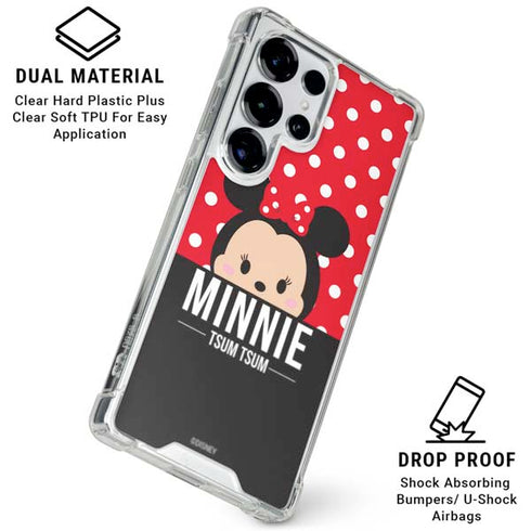 Disney Tsum Tsum Minnie Mouse Galaxy S25 Ultra Clear Case